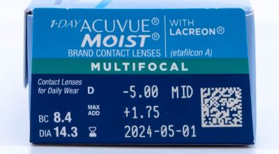 Immagine di 1-DAY ACUVUE® MOIST MULTIFOCAL da 90 lenti 